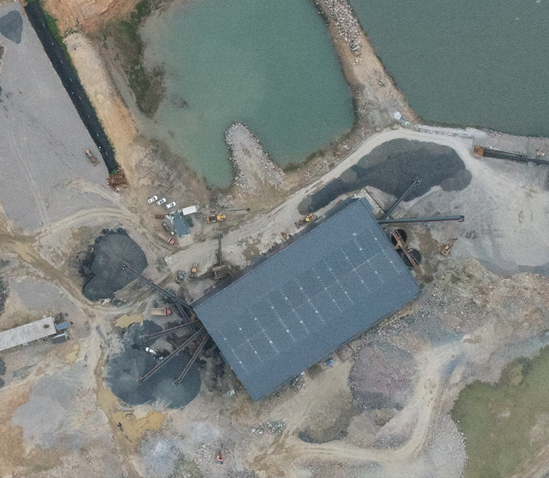 福建玄武巖生產線現場