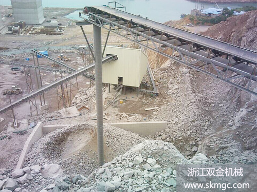 福建某時產500噸的碎石生產線竣工