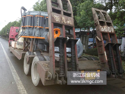 浙江雙金機械圓錐式破碎機