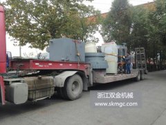 一臺SJ1400圓錐破碎機發往浙江省