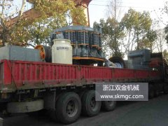 兩臺(tái)SJ1400,一臺(tái)SJ1650圓錐破碎機(jī)發(fā)