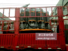 一臺SJ1400圓錐破碎機發往福建省