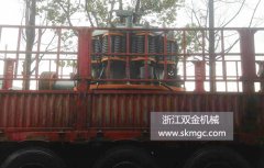 一臺SJ1200圓錐破碎機發往陜西省